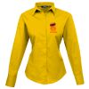 Women's Poplin Long Sleeve Blouse Thumbnail